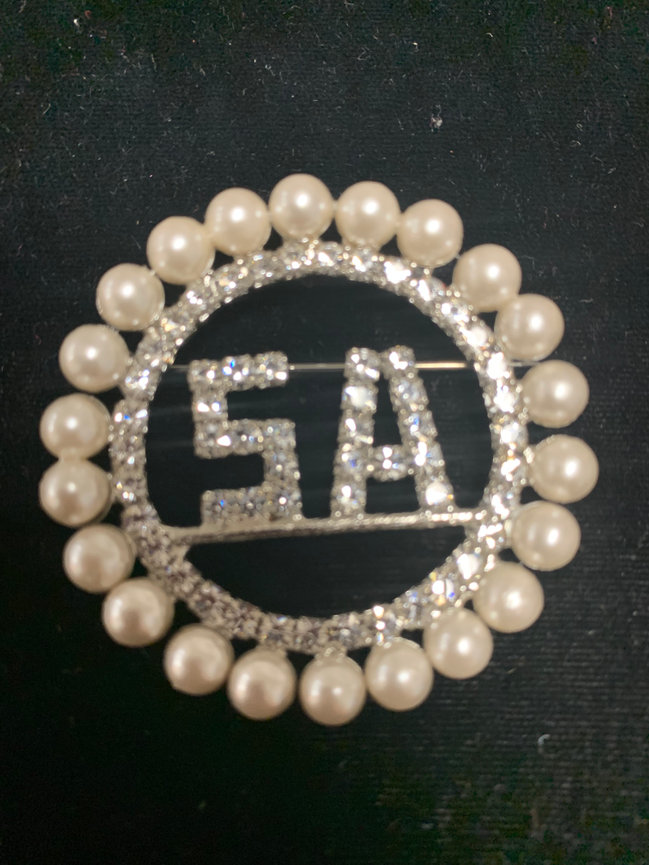 Round Southern Area Links Pin (Clear)