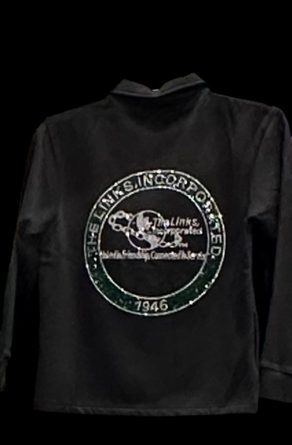 Links Bling Zipper Jacket