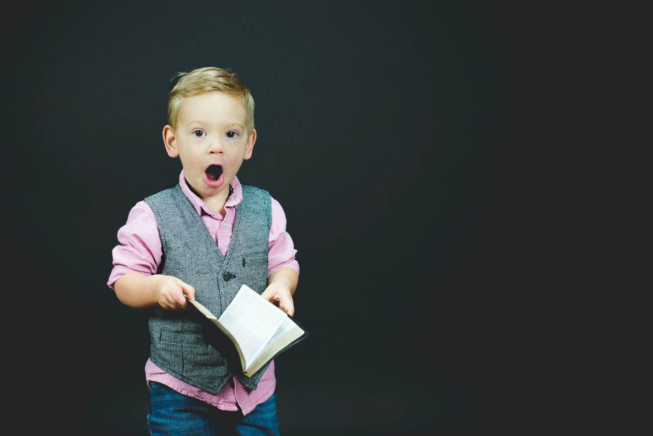 Young Boy With Book