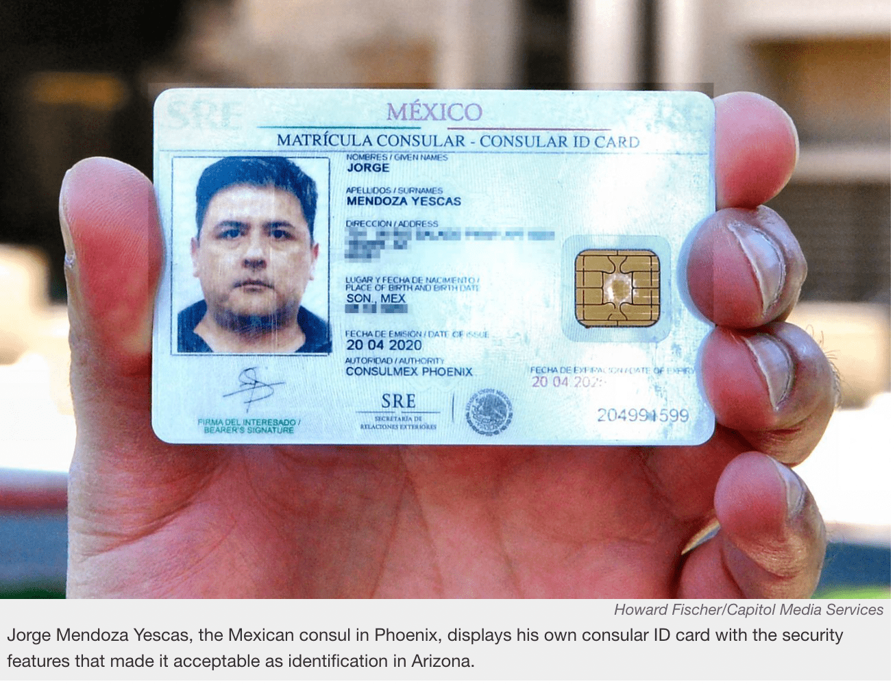 CONSULAR ID'S NOW ACCEPTED AS ARIZONA ID FOR NOTARIZATIONS