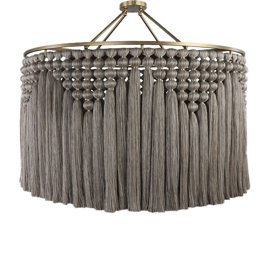 Dawn Spun Vee Pearl Chandelier