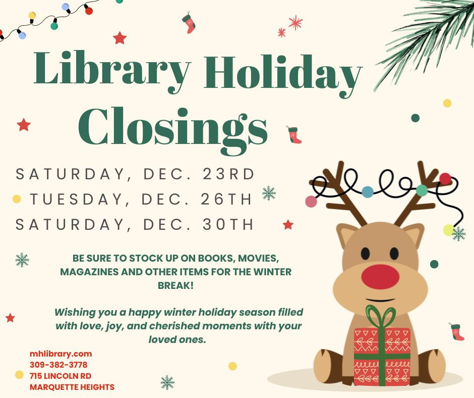 Home Marquette Heights Public Library