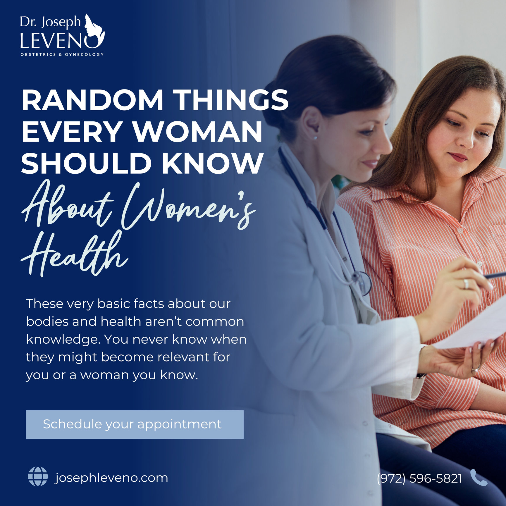Random Things Every Woman Should Know About Women’s Health, Plano, Tx