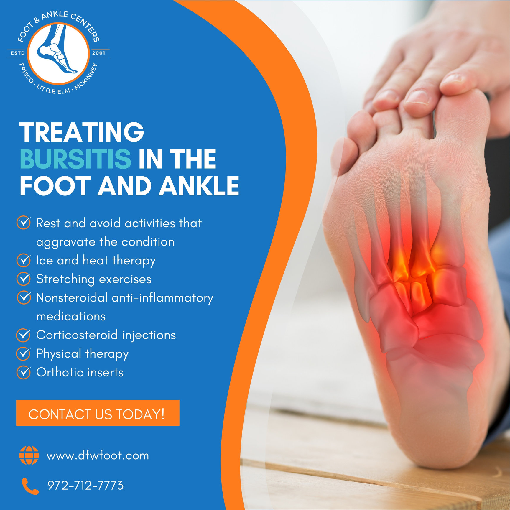 Treating Bursitis in the Foot and Ankle in Frisco, Little Elm, and ...