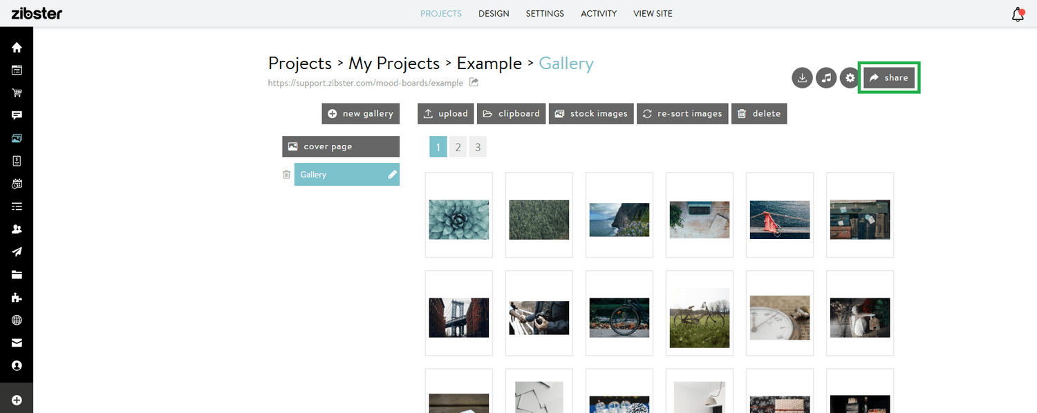 How To Create A Blog Post Using Mood Board Projects - Zibster Knowledge ...